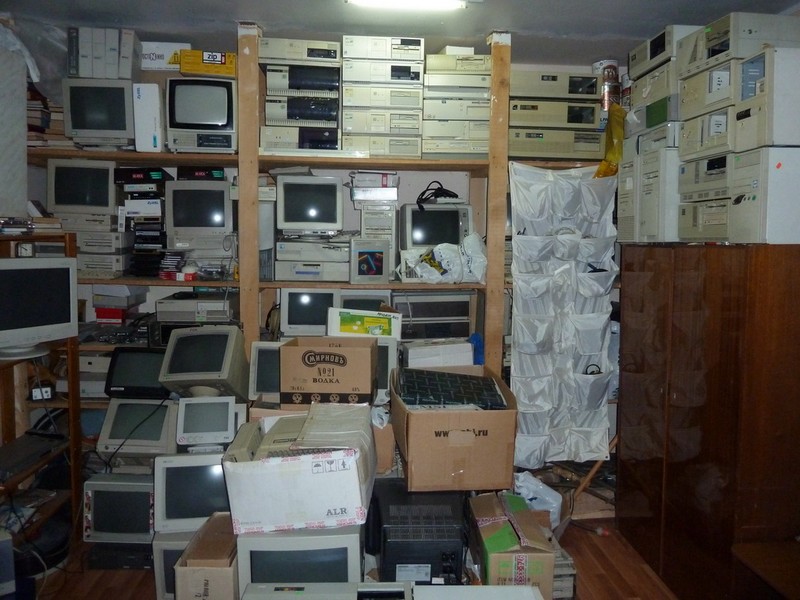 Старые компьютеры из собрания автора