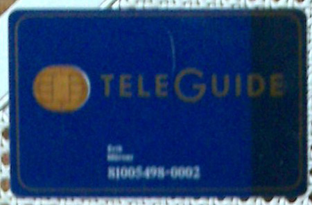 TeleGuide Terminal, смарт-карта